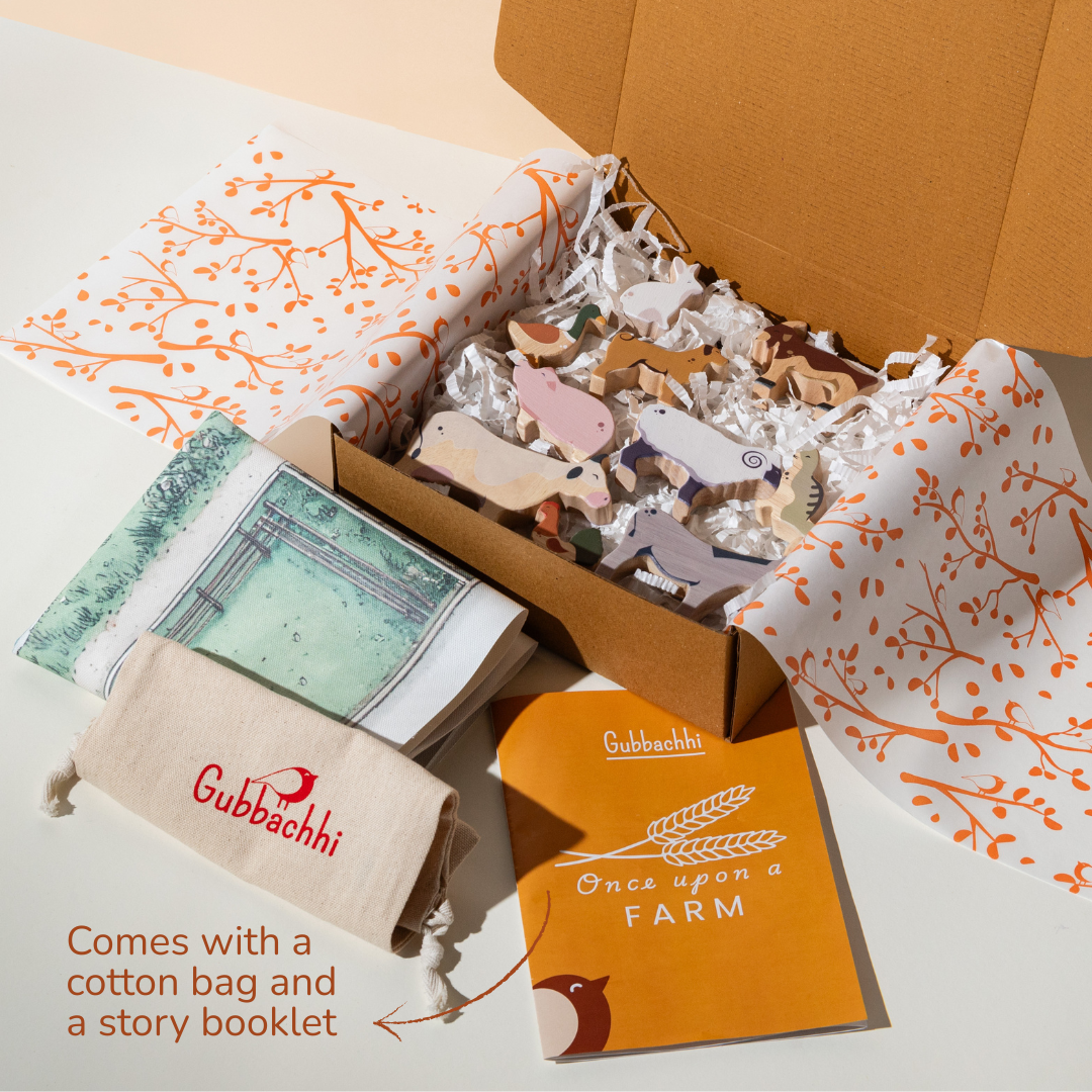 Once Upon A Farm - 10 Animals, Play Mat & Story Booklet