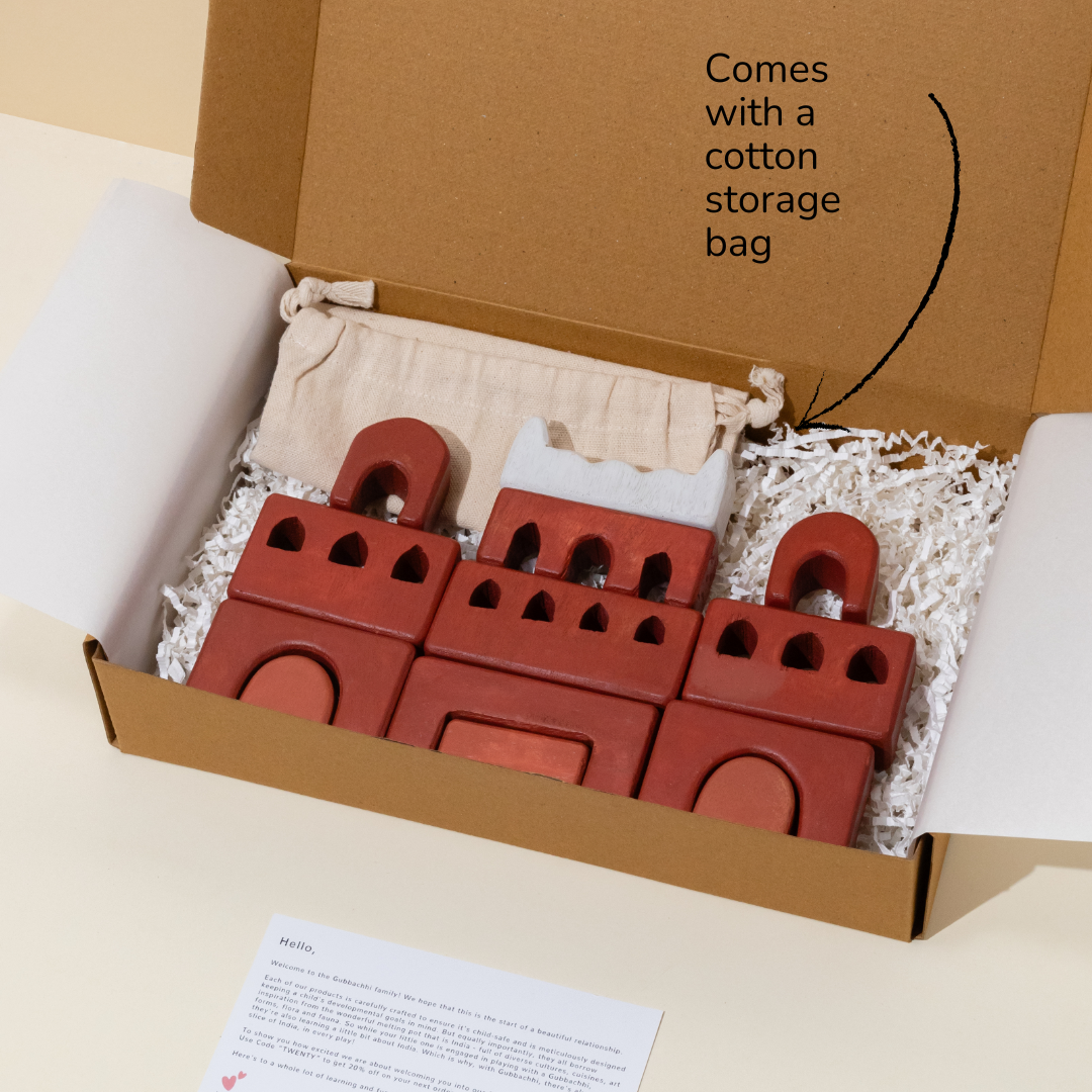 Wooden Block Puzzles - Republic and Red Fort Combo