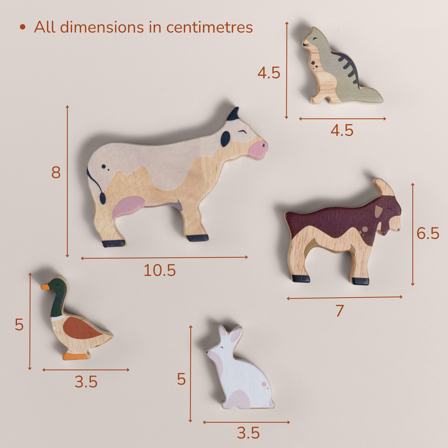 ONCE UPON A FARM - 5 Animals. Set 2 - GUBBACHHI