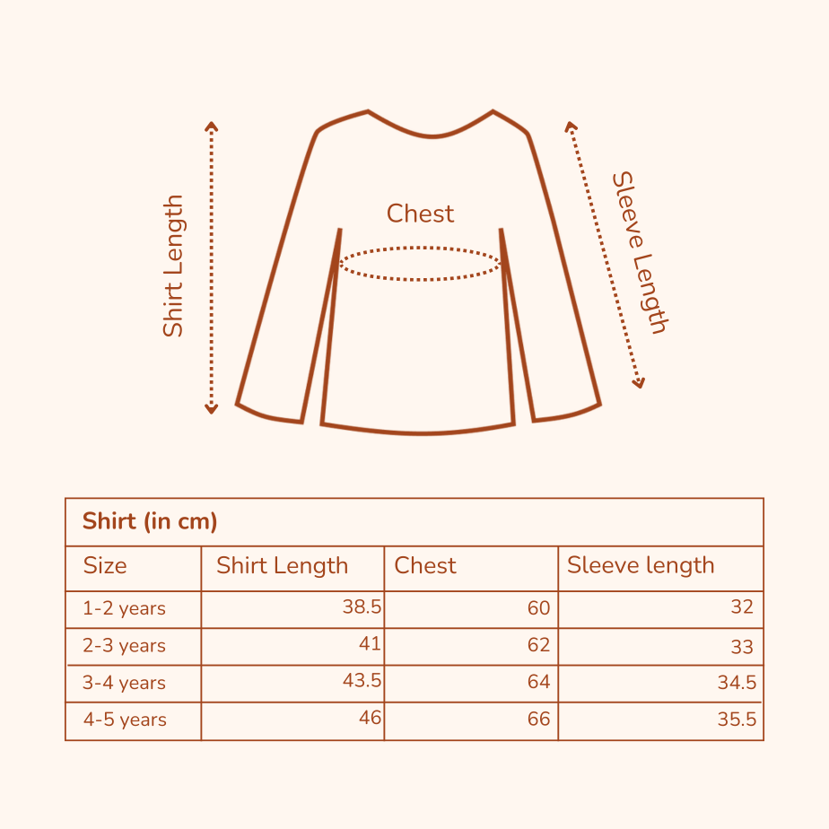 MUSLIN PAJAMA SET -  CREAM - GUBBACHHI