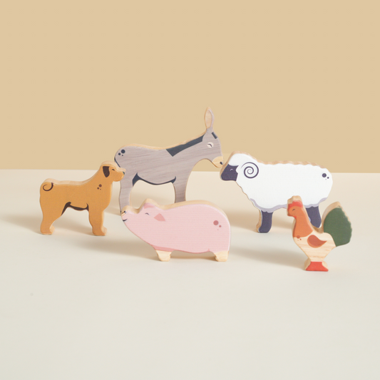 ONCE UPON A FARM -       5 Animals. Set 1 - GUBBACHHI