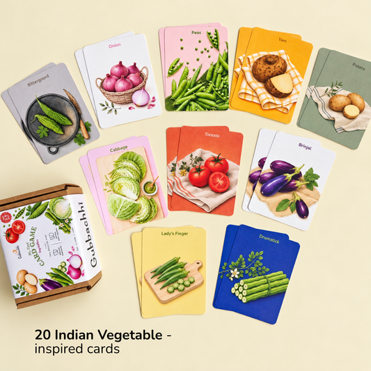 Card Game - Indian Vegetables