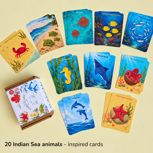 Card Game - Indian Sea Life