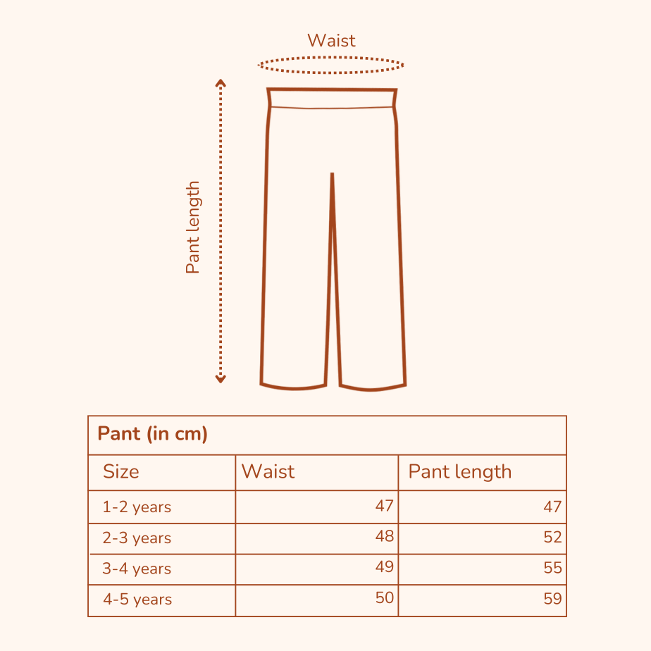 MUSLIN PAJAMA SET -  CREAM - GUBBACHHI