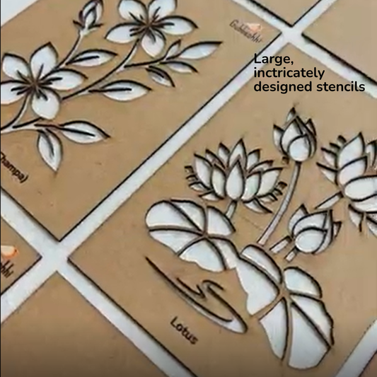 Stencil Magic - Flowers