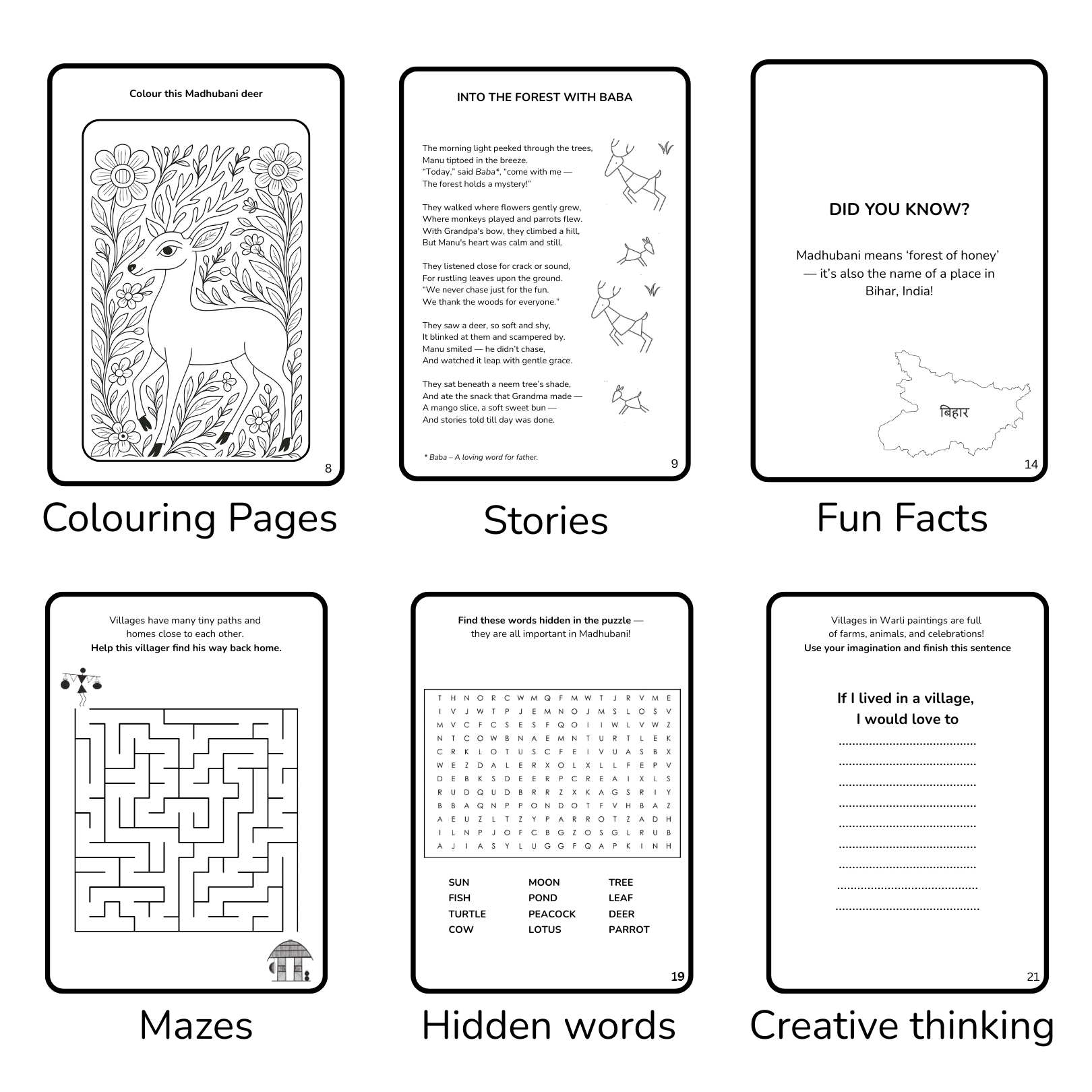 WARLI & MADHUBANI - GUBBACHHI