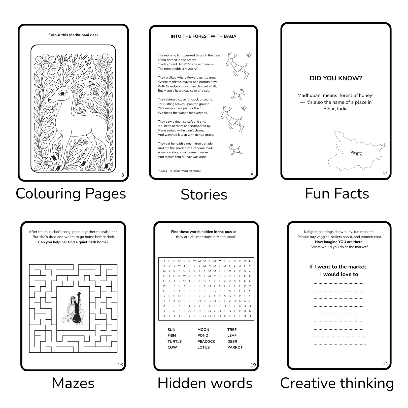 WARLI, MADHUBANI & KALIGHAT - GUBBACHHI