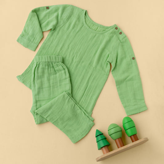 ARANYA WITH GREEN PAJAMA - GUBBACHHI