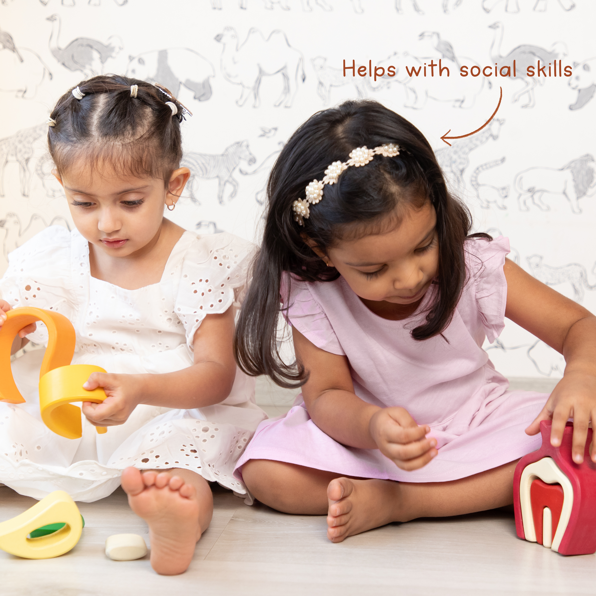 ANAR WITH CREAM PAJAMA - GUBBACHHI