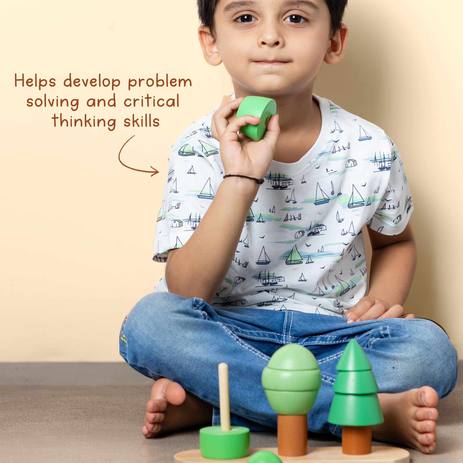 ARANYA WITH GREEN PAJAMA - GUBBACHHI