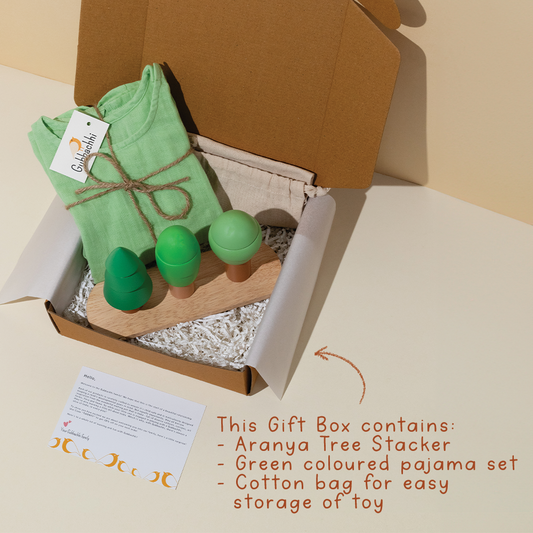 ARANYA WITH GREEN PAJAMA - GUBBACHHI