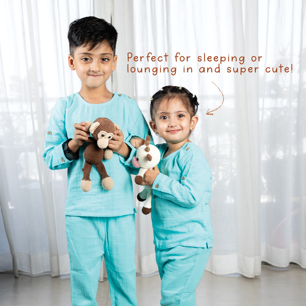 KUTUMBA WITH BLUE PAJAMA - GUBBACHHI