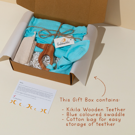 KILKILA WITH BLUE SWADDLE - GUBBACHHI