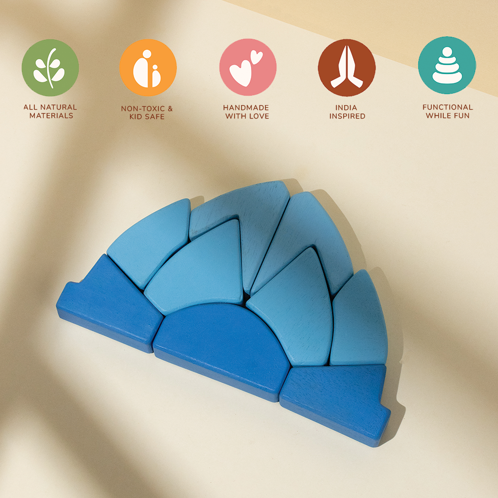 LOTUS TEMPLE WITH BLUE PAJAMA - GUBBACHHI