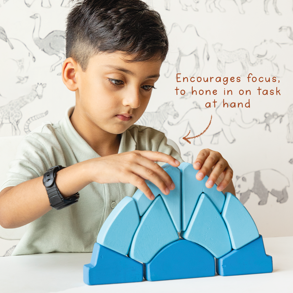 LOTUS TEMPLE WITH BLUE PAJAMA - GUBBACHHI