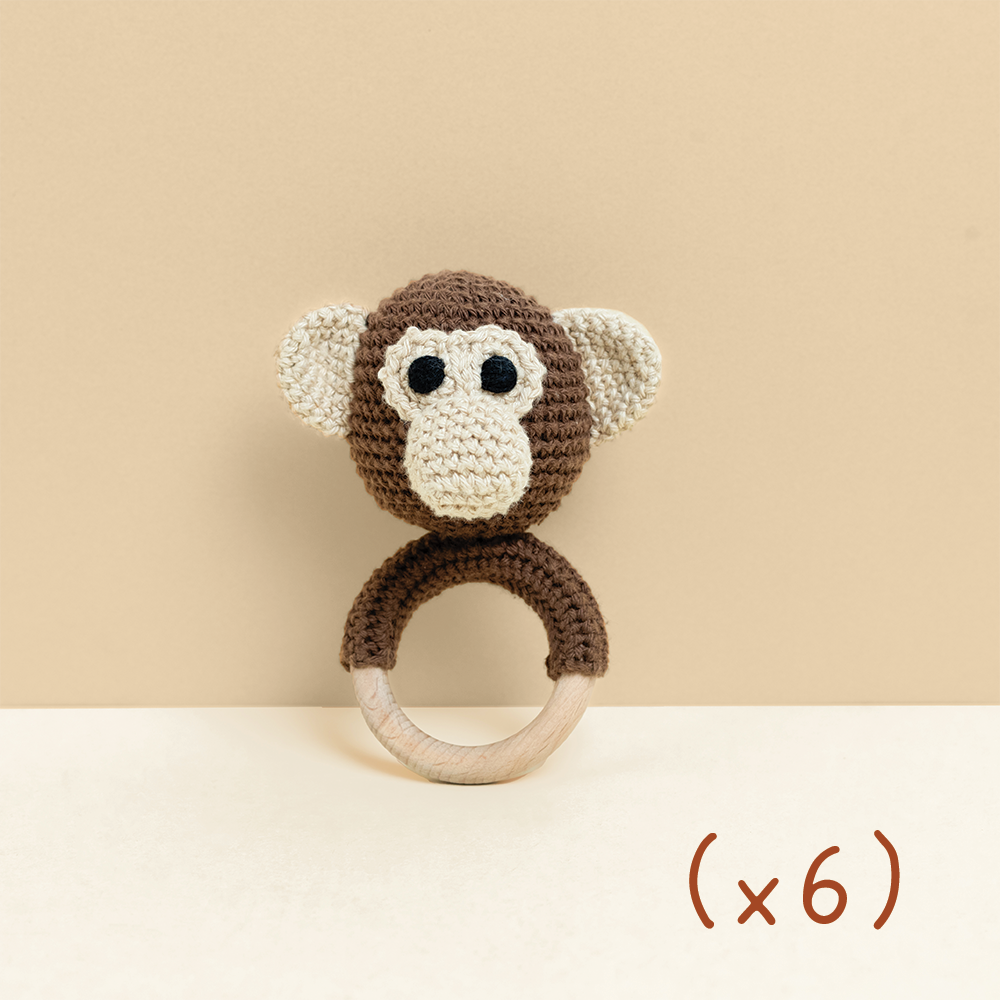 MAAKAD RATTLE - SET OF 6 - GUBBACHHI