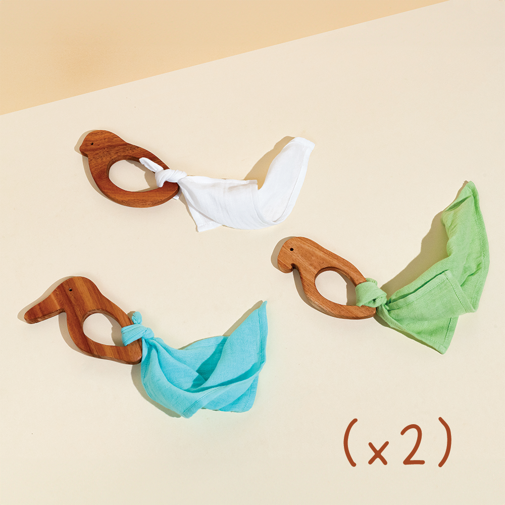 KILKILA, CHIMANI AND CHILUKA - SET OF 6 TEETHERS - GUBBACHHI