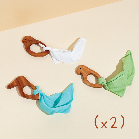 KILKILA, CHIMANI AND CHILUKA - SET OF 6 TEETHERS - GUBBACHHI