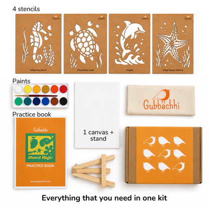 Stencil Magic - Sea Creatures