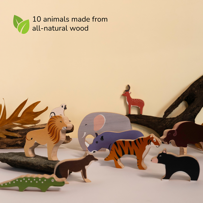 Once Upon A Jungle - 10 Animals, Play Mat & Storybook