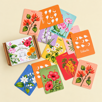 Card Game - Indian Flowers