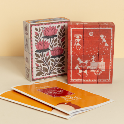 Wooden Block Puzzles - Warli & Madhubani