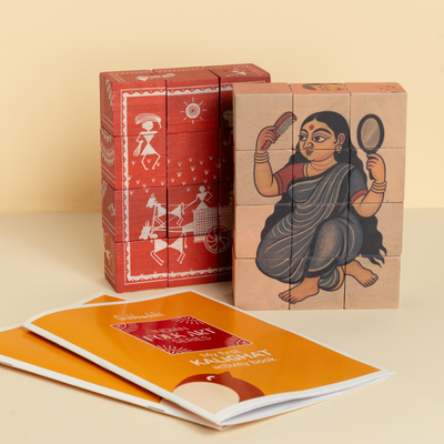 Wooden Block Puzzles - Warli & Kalighat