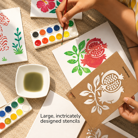 Stencil Magic - Fruits