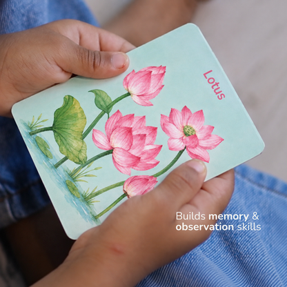 Card Game - Indian Flowers
