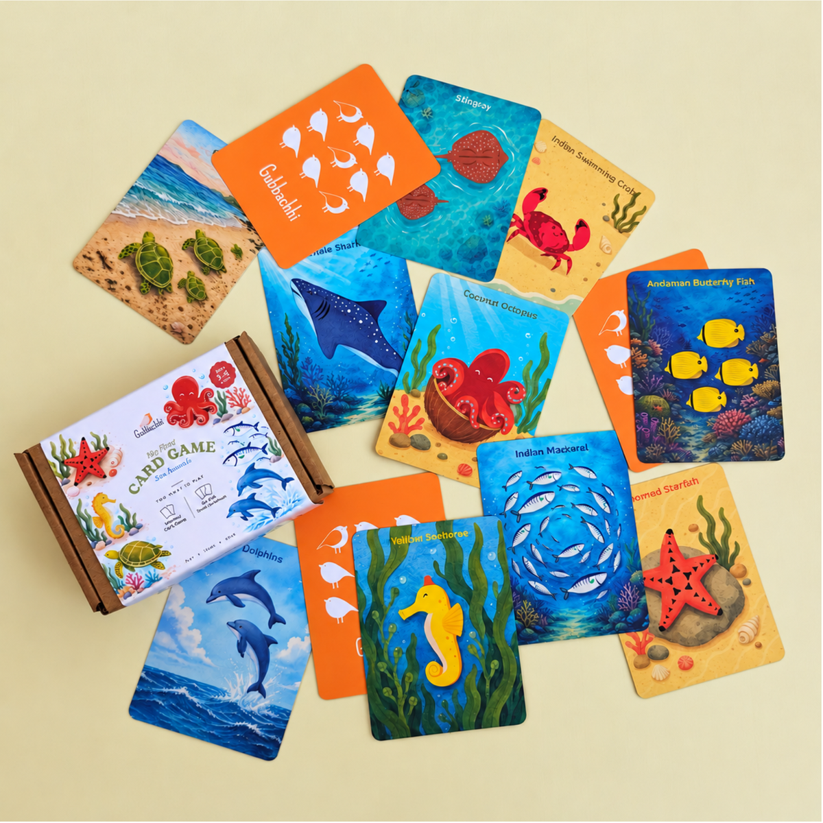 Card Game - Indian Sea Life
