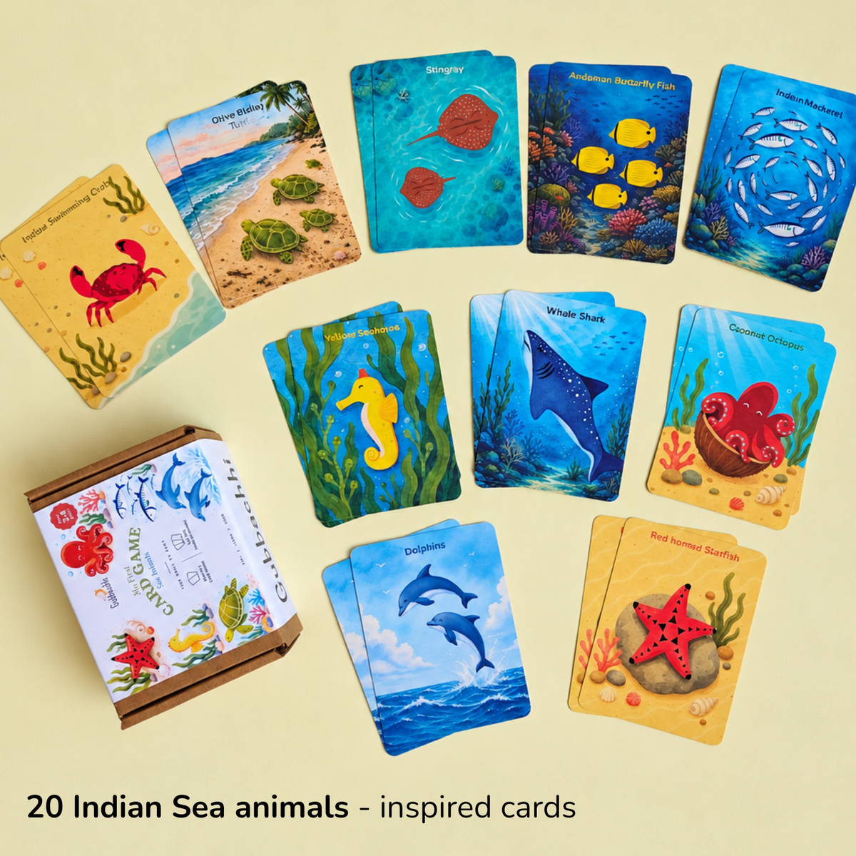 Card Game - Indian Sea Life
