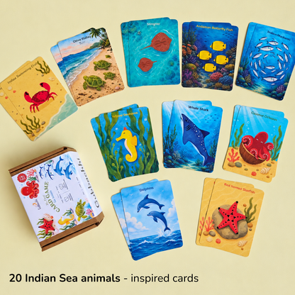 Card Game - Indian Sea Life