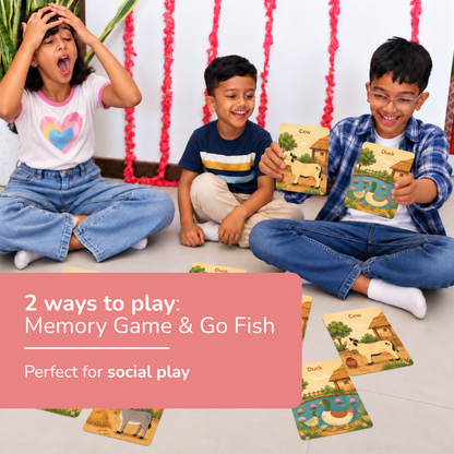 Card Game - Indian Farm Animals