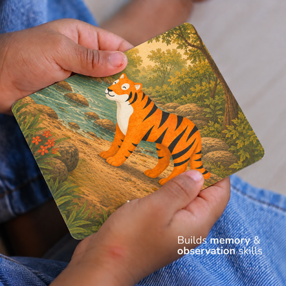 Card Game - Indian Jungle Animals