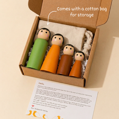 Kutumba Family Peg Dolls Mini