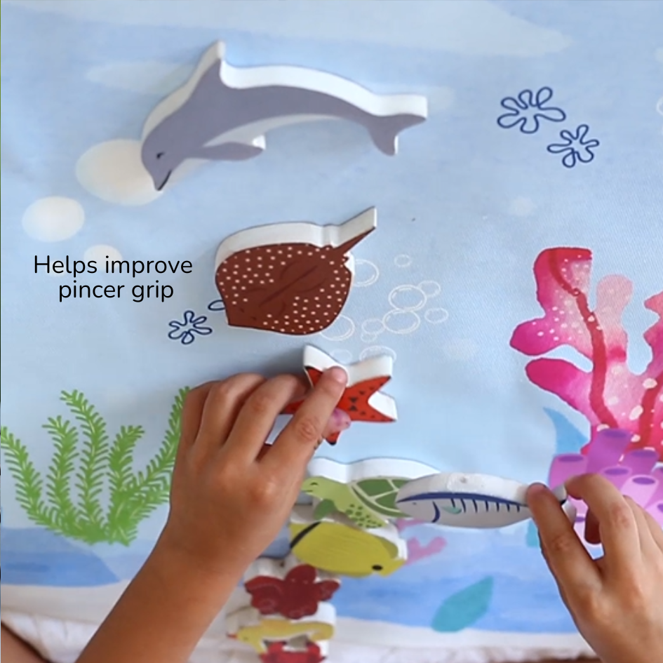 Wooden Sea Animals - Once Upon a Sea