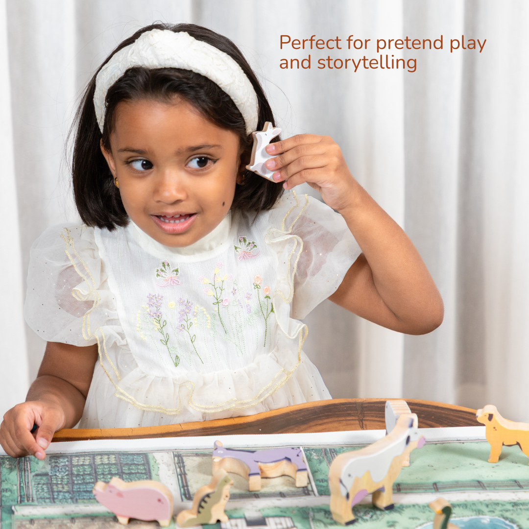 Once Upon A Farm - 10 Animals, Play Mat & Story Booklet