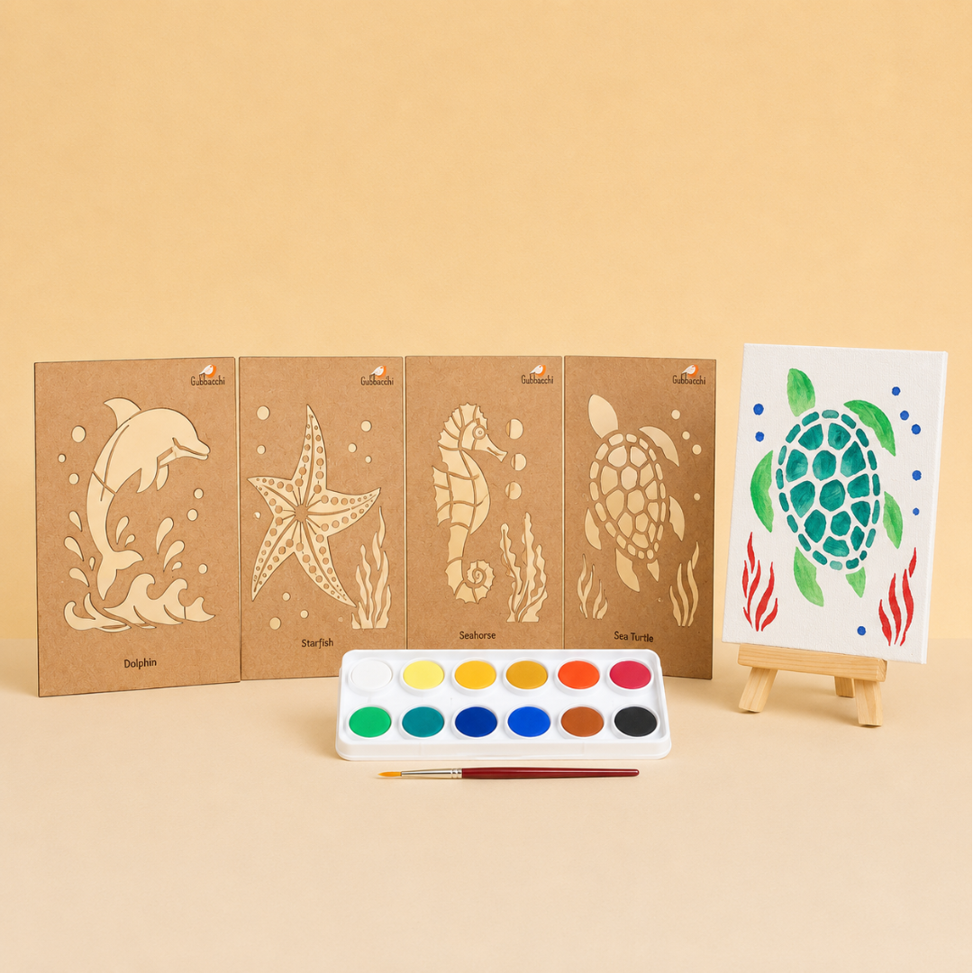 Stencil Magic - Sea Creatures