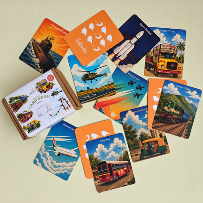 Card Game - Indian Vehicles