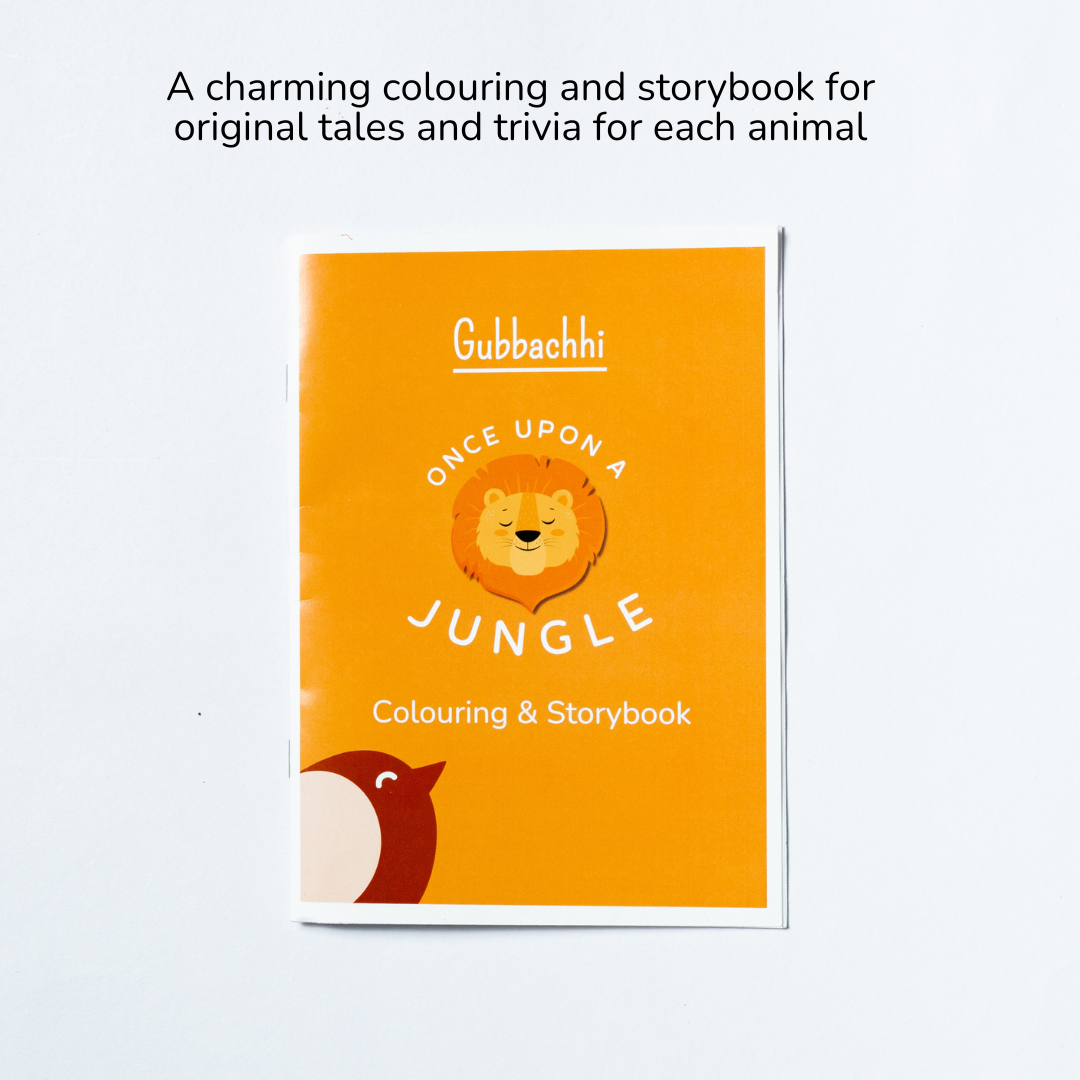 Once Upon A Jungle - 10 Animals, Play Mat & Storybook