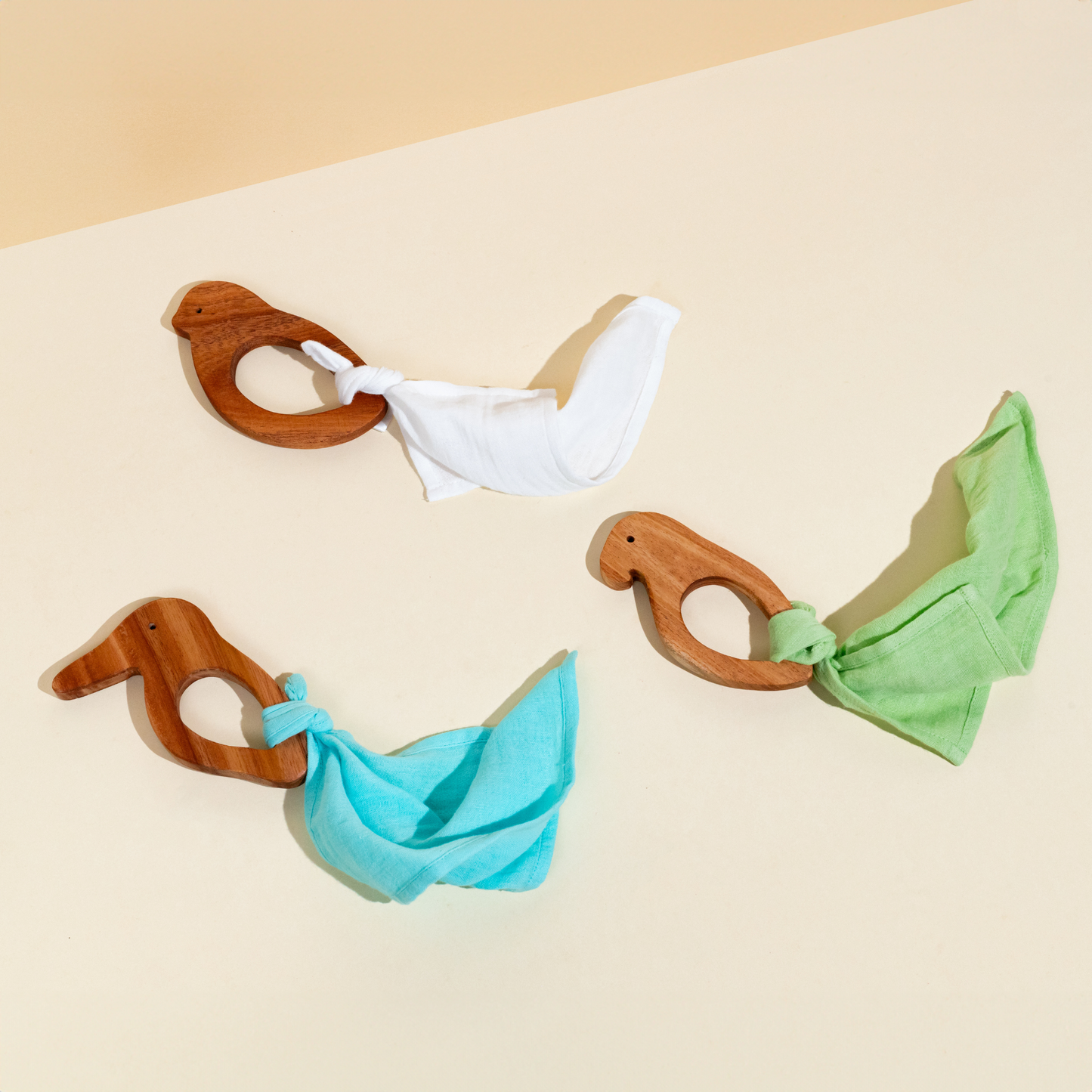 KILKILA, CHIMANI AND CHILUKA - SET OF 3 TEETHERS