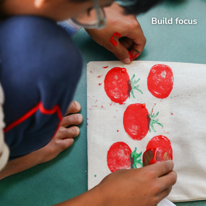 Stamp ART - Flowers, Fruits and Vegetables