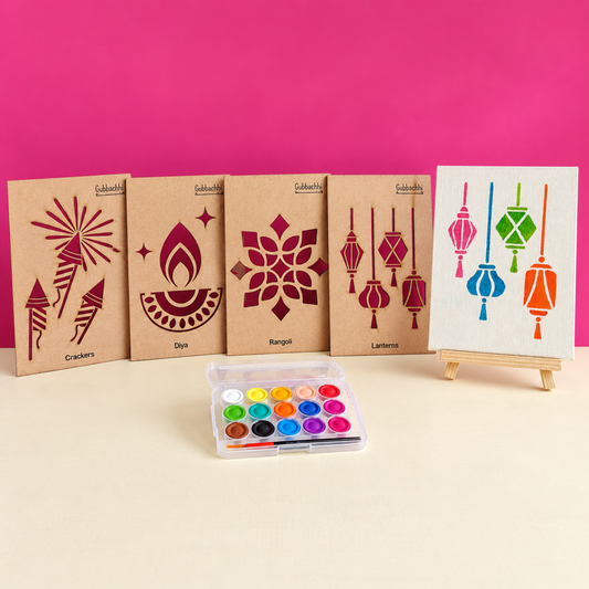 Stencil Magic - Diwali Edition