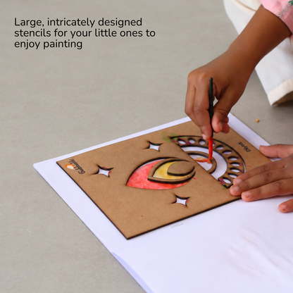 Stencil Magic - Diwali Edition
