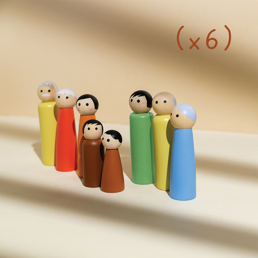 KUTUMBA - SET OF 6 FAMILIES (48 DOLLS)